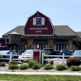 the front of the restaurant