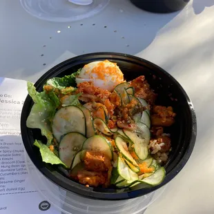 Build a Bowl! Must try the sesame ginger sauce :)