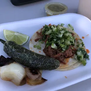 Birria street taco