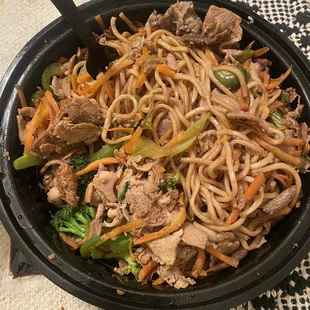 What was LEFTOVER. aka my lunch for tomorrow.