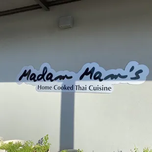 Front sign