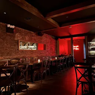 the interior of a restaurant