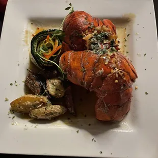 Two lobster tails (surf n&apos; surf)