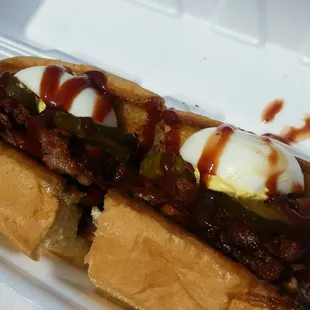 The Todd...large portion and the egg definitely gives it character