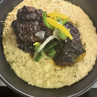 Oxtail and grits
