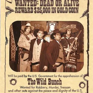 Good - not so clean pancho - fun at Madame Mustache!