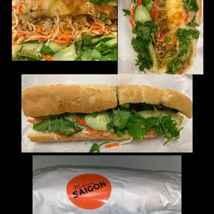 Meatball sandwich!  They have two location in downtown and their meatball sandwich is really tasty and sooooo good!