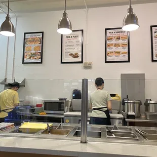 Ladies busy at work making my pho.