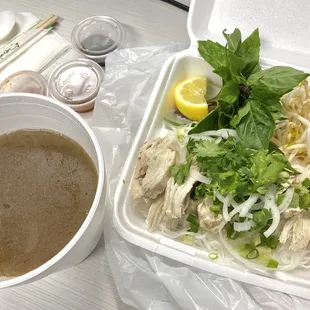 Raining today.  Needed some Chicken Pho.