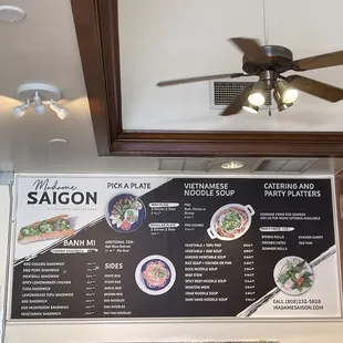 sushi and sashimi, menu