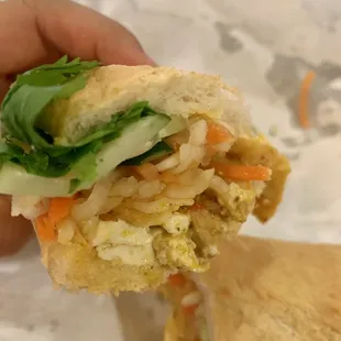 Lemongrass Tofu ban Mi