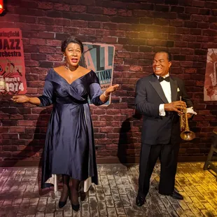 Ella Fitzgerald and Louis Armstrong