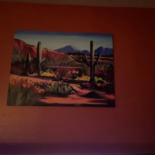 Living room above the tv!