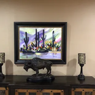 One of Diana Madaras' paintings in my home.