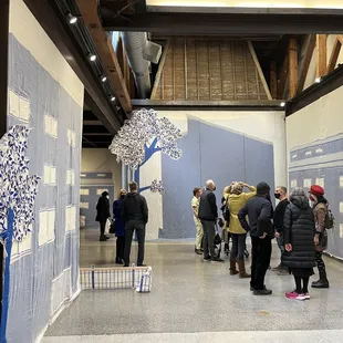 The opening exhibition of Jite Agbro's P.L.U.A. (Proposed Land Use Action) in February 2022.