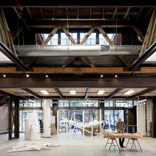 MadArt Studio with Middle Fork sculpture - Photo by Tim Bies