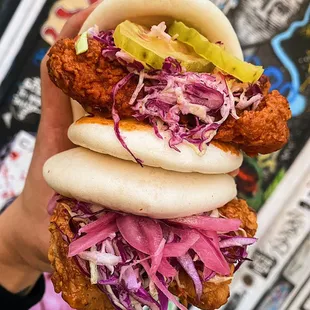 Mad Hot and Thai Sweet Chili Chicken Bao Buns