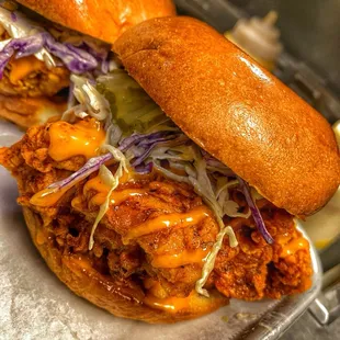 Mad hot chicken sandwiches