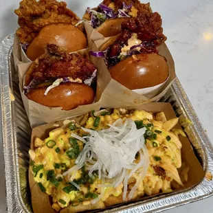 mad platter with Seoul chick and mad hot