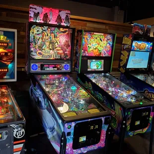 Pinball machines!