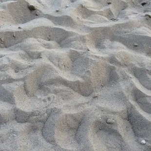 The sand is awesome.