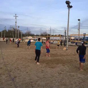 Great night to play in the sand