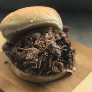Beef brisket sandwich!