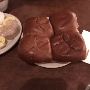 Oops don't forget the warm, soft dinner rolls!  Still with the meal!!