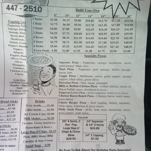 the price of the pizza