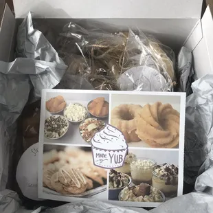a box of baked goods