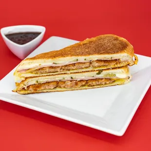 Ham Croquettes Sandwich