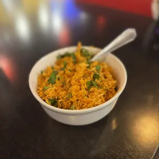 chicken bryani - a blend of herbs and spices mixed into rice. top tier and my fav item that i tried. 10/10