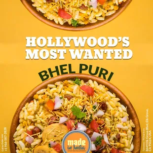 Experience the zingy, sweet and sour flavours of the Indian street with BHEL PURI from Made In India Kitchen.