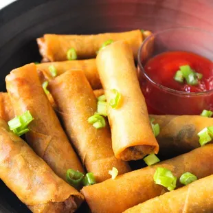 Food truck style Veggie Spring Rolls