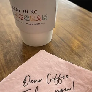 House coffee on a cold day!