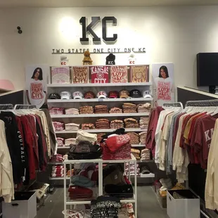 More tshirts, hats, sweat shirts etc