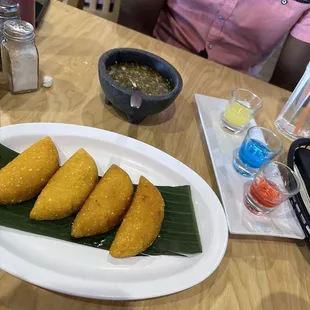 Delicious chicken empanadas