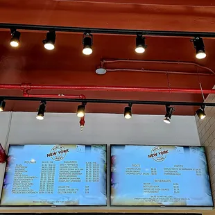 Wall Menu