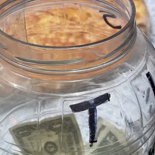 Tip jar