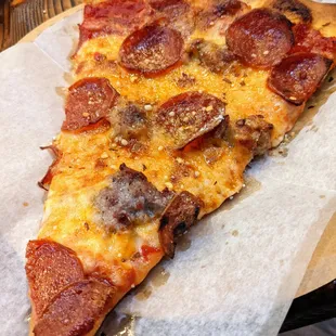 Pepperoni &amp; sausage slide