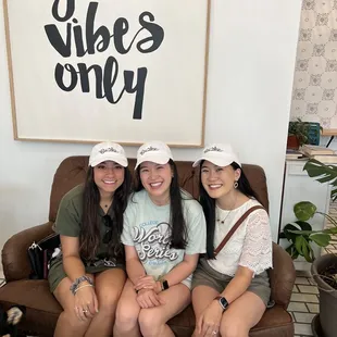 Matching hats from made in Omaha