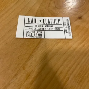 Talented artist in leather goods