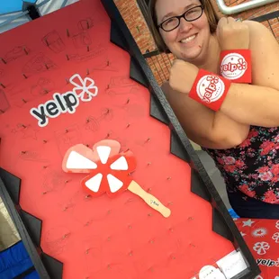Stopped by the Yelp Booth!