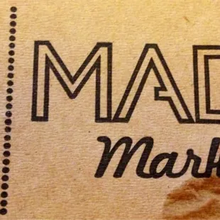 a close up of the label