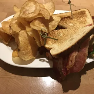 BLT with chips made in-house