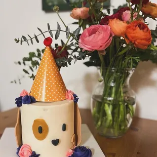 Doggie cake for a 3 year old!