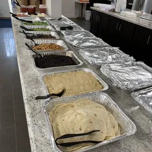 interior, burritos and wraps