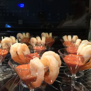 Shrimp Cocktail in a martini glass