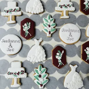 Bridal shower cookies
