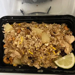 Pineapple fried rice - no shrimp